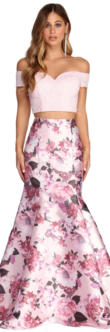 Mel Lace Two Piece Dress