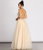 Artemis Sequin Crop Two Piece Tulle Dress