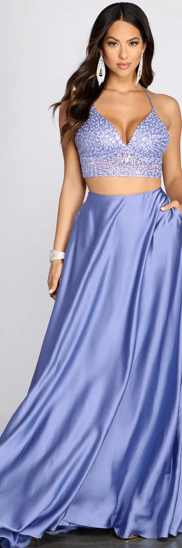 Alma Lace Two Piece Dress