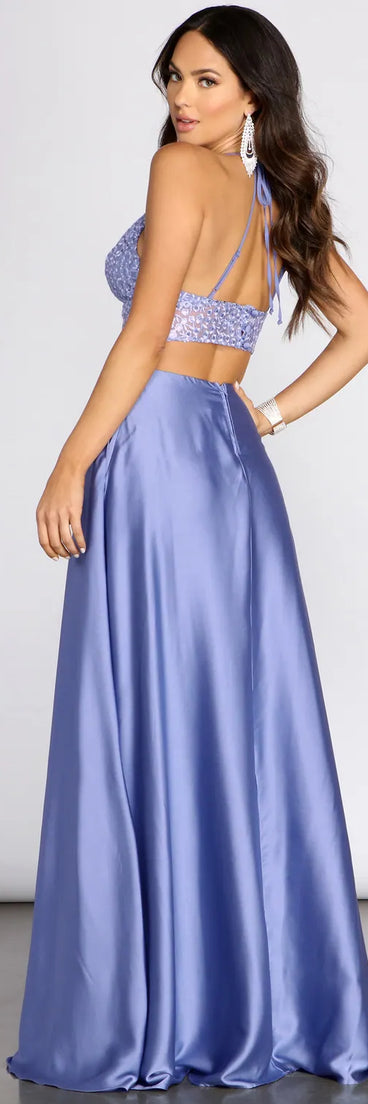 Alma Lace Two Piece Dress