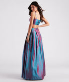 Bonnie Formal Metallic Two-Piece A-Line Dress
