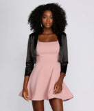 Satin Crop Bolero Jacket