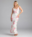 Now In Bloom Open Back Floral Maxi Dress