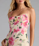 Vacay Beauty Strappy Back Floral Maxi Dress