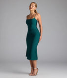 Step into summer looking effortlessly chic in the Best Behavior Sleeveless Midi Dress in hunter green, a must-have Windsor dress for your warm-weather wardrobe.