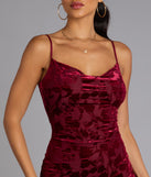 The Oh-So-Chic Floral Velvet Burnout Midi Dress is your new go-to Windsor dress—effortless, versatile, and made to update your fall style in seconds.
