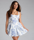 Soak up the season in the Charming Impression Floral Skater Dress, a white sundress styled for easy days, outdoor plans, and everything in between.