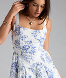 Soak up the season in the Charming Impression Floral Skater Dress, a white sundress styled for easy days, outdoor plans, and everything in between.