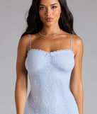 Sultry Sweet Lace Bodycon Midi Dress