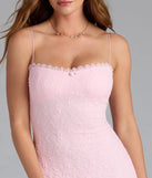 Sultry Sweet Lace Bodycon Midi Dress