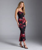 With its mid-calf hem and popular flattering fit, the Captivating Floral Mesh Lace-Up Midi Dress in black nails the balance of trend and ease, redefining go-to midi dresses for any occasion.