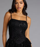 Midnight Magic Sequin Lace Mini Dress