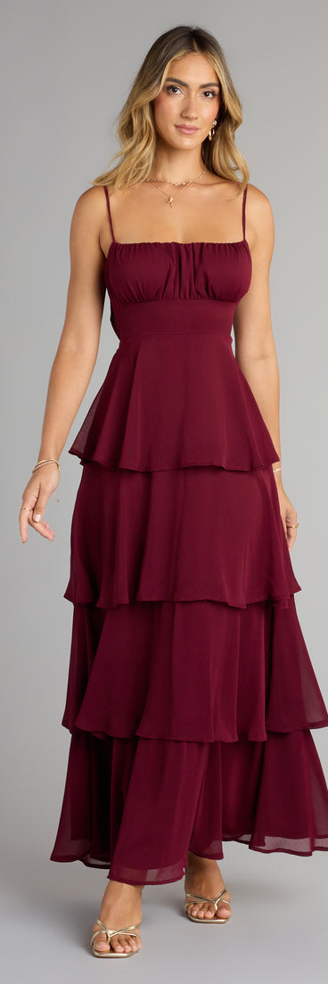 The Evening Soirée Chiffon Maxi Dress is your new go-to Windsor dress—effortless, versatile, and made to update your fall style in seconds.