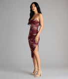 Sweet Spice Floral Mesh Midi Dress