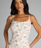Barely Blushing Floral Mini Dress