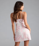 So Sweet Floral And Plaid Patchwork Mini Dress