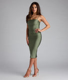 Dreamy Energy Sleeveless Bodycon Midi Dress