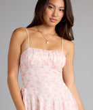 Dreamy Romance Floral Lace Skater Dress