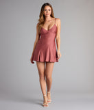 Twirl Warning A-Line Mini Dress