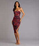 Wildflower Nights Mesh Midi Dress