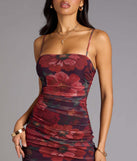 Wildflower Nights Mesh Midi Dress