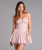 Once Upon This Corset Skater Dress
