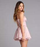 Once Upon This Corset Skater Dress