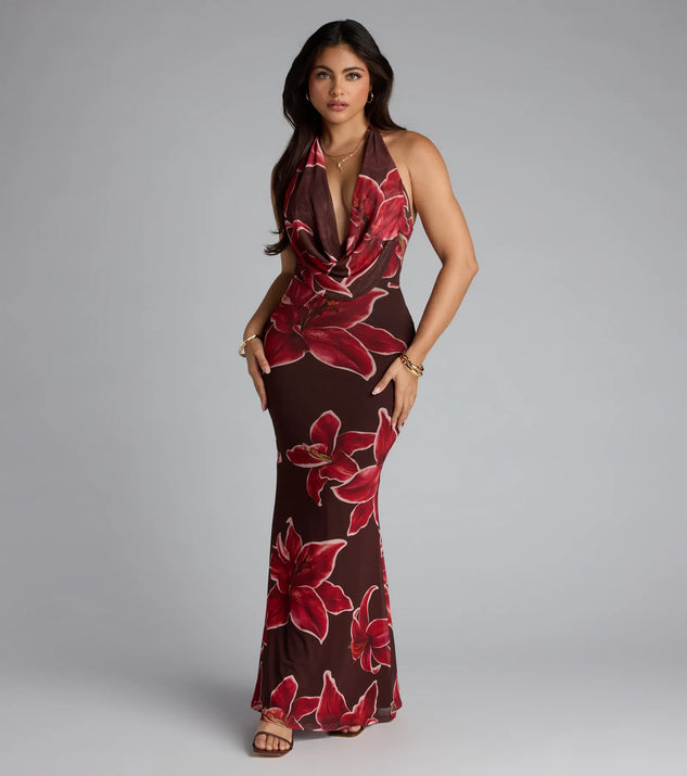 Island Muse Floral Maxi Dress