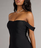 Effortless Charm Off-The-Shoulder Mini Dress