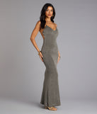 So Sleek Strappy Back Maxi Dress