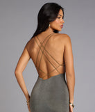 So Sleek Strappy Back Maxi Dress