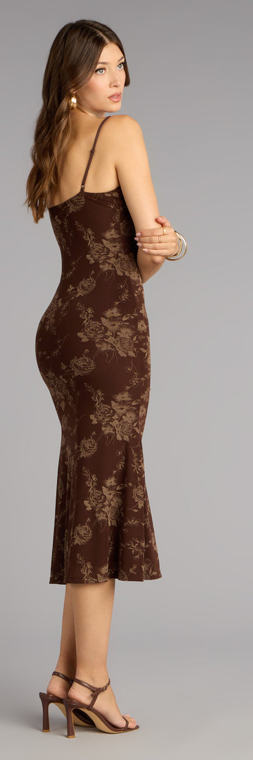 Caf Society Floral Midi Dress | Windsor Caf Society Floral Midi Dress | Windsor