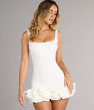 Style your seasonal looks with the Sweet Talk Ruffled Bodycon Mini Dress, a trend-right, fall dress designed for any plan on your calendar with new and unqiue details.