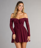 Daydream Darling Chiffon Skater Mini Dress