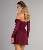 Daydream Darling Chiffon Skater Mini Dress