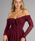 Daydream Darling Chiffon Skater Mini Dress