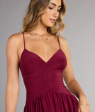 Flirt Factor V-Neck Skater Mini Dress