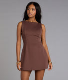 Back to Chic A-Line Mini Dress