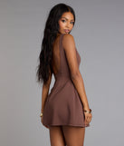 Back to Chic A-Line Mini Dress