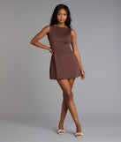 Back to Chic A-Line Mini Dress
