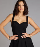 Sweet Intentions Ponte Skater Dress