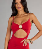 Hot Spotlight Cutout Maxi Dress