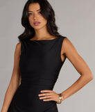 Chic Obsession Sleeveless A-Line Mini Dress