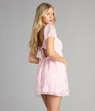 Laced in Whimsy Babydoll Mini Dress