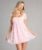 Laced in Whimsy Babydoll Mini Dress
