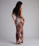 Garden Tease Floral Tube Maxi Dress
