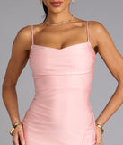 Sleek And Smooth High Slit Midi Dress