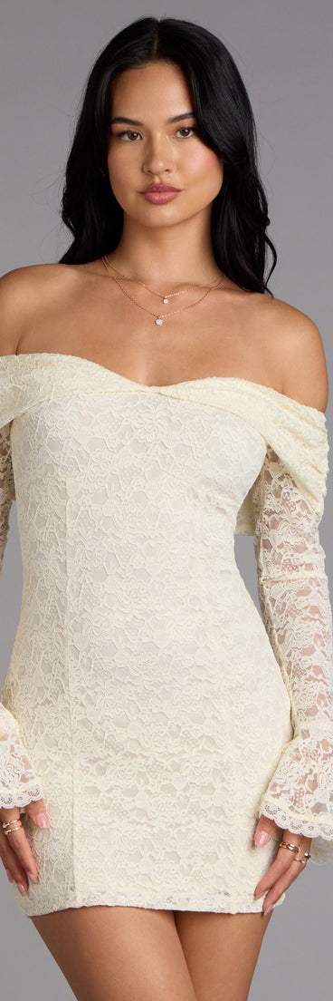 The Forever Romantic Lace Mini Dress is your new go-to Windsor dress—effortless, versatile, and made to update your fall style in seconds.