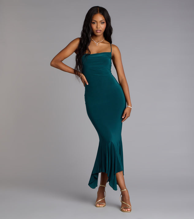 Stunning Silhouette Bodycon Midi Dress