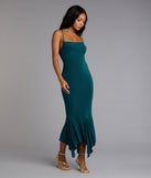 Stunning Silhouette Bodycon Midi Dress